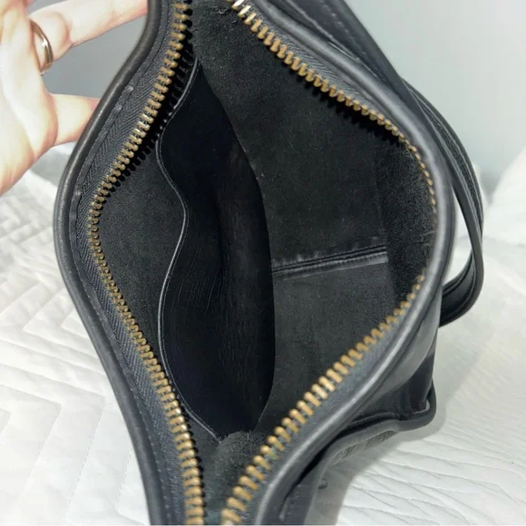 Coach Vintage Janice Legacy Bag Black Leather - Picture 10 of 11